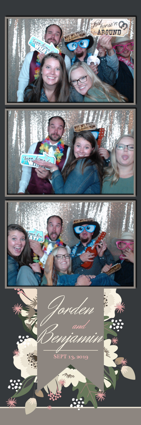 Jorden and Benjamin are getting hitched | View more photos from the event at gallery.photoboothbillings.com/u/PhotoBoothBillings/Jorden-and-Benjamin-are-getting-hitched